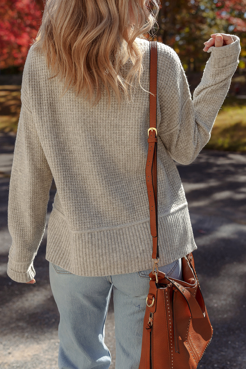 Isabella High Drop Shoulder Sweater