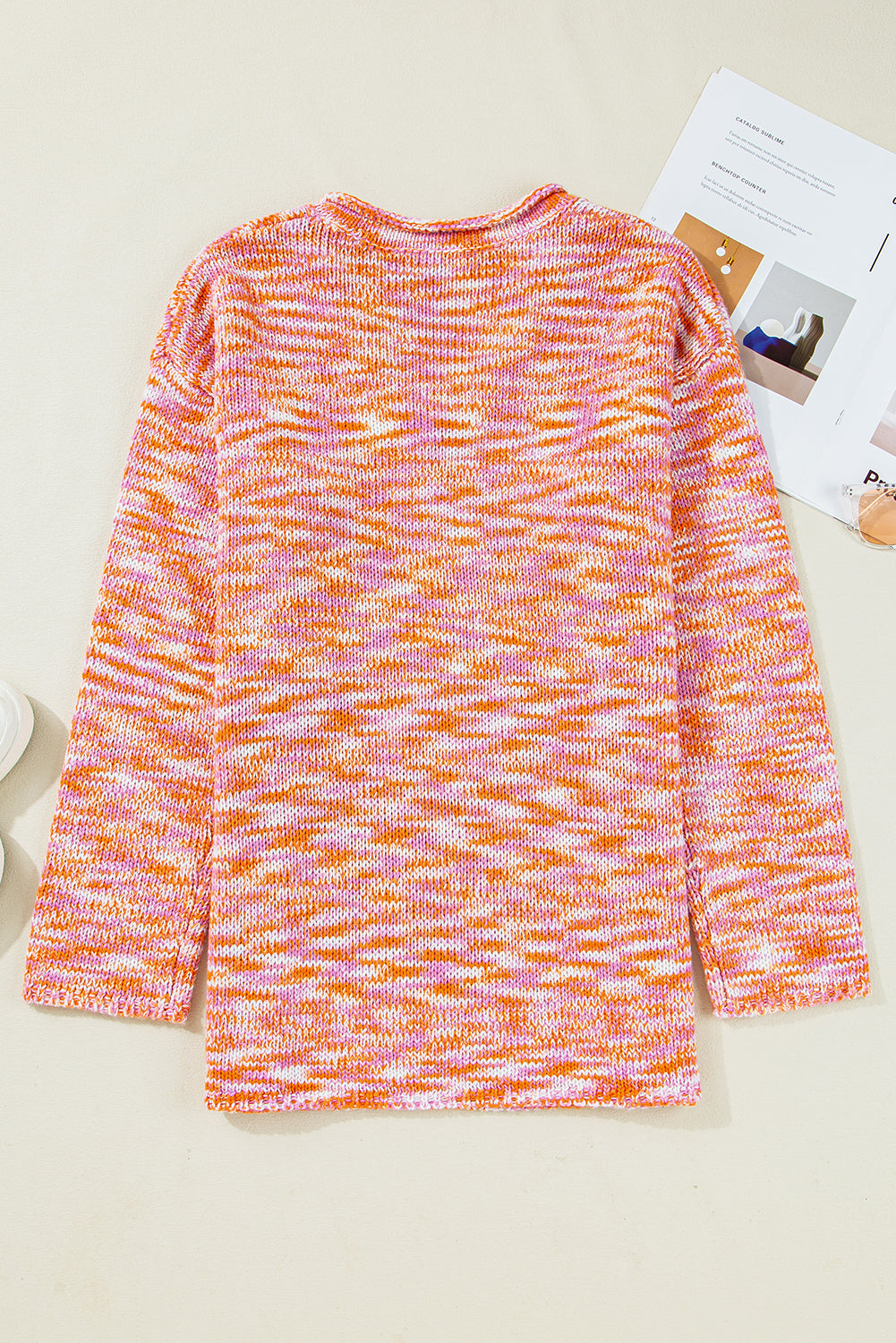 Sofia Shoulder Tunic Oversized Sweater