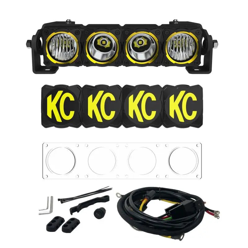 KC HiLiTES FLEX ERA LED 10in. Light Bar - Master Kit Dunes 2 Dezert SXS