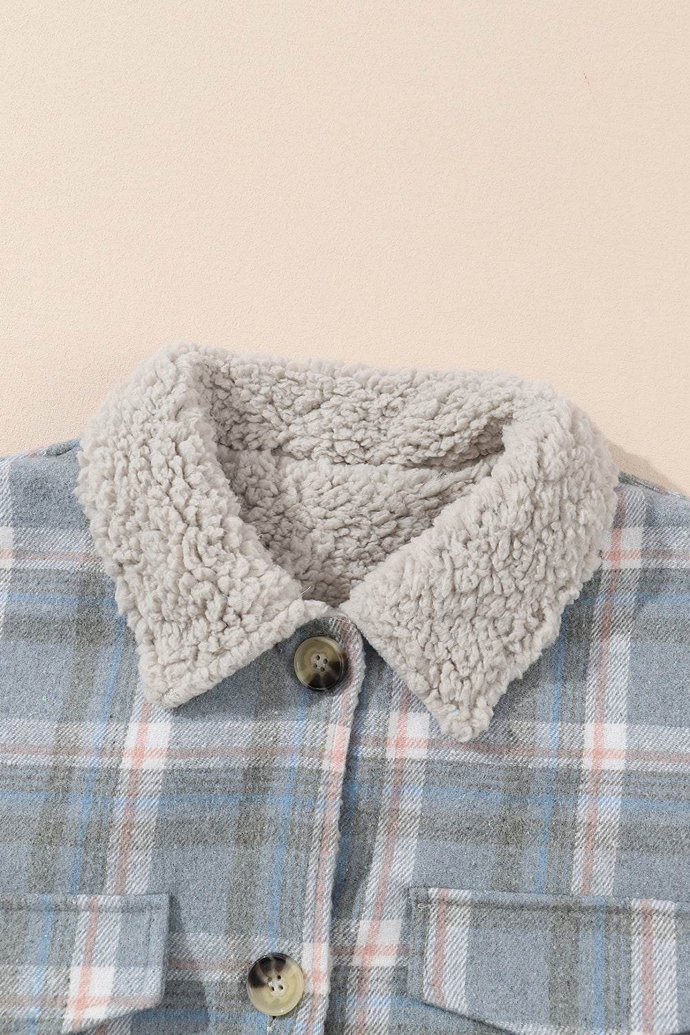 Madison Cuffs Patchwork Plaid Shirt