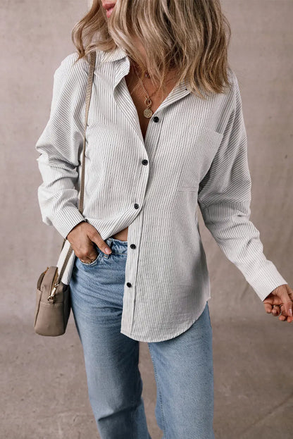 Zazita Tab Sleeve Long Shirt