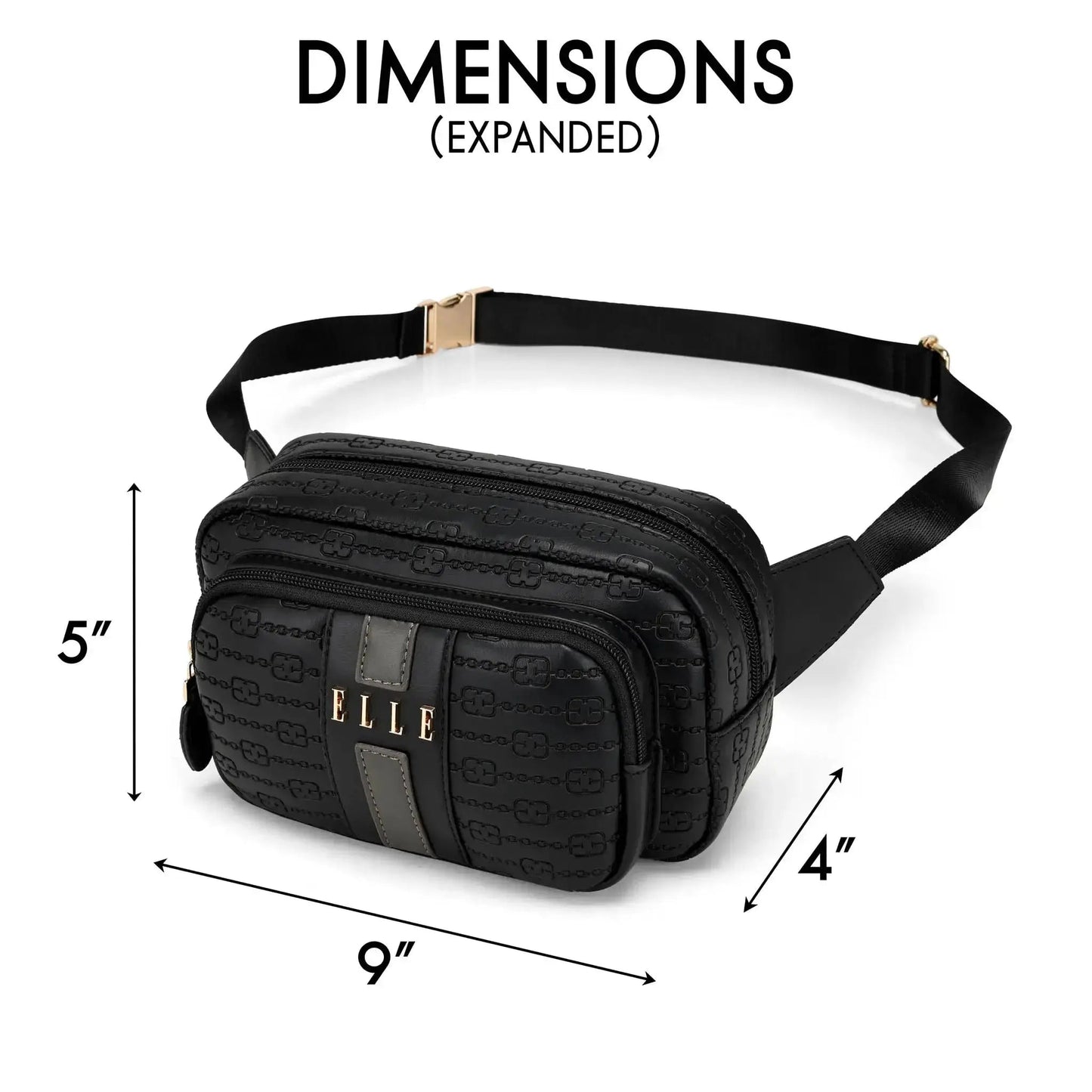 Eleganza 1.6L Belt Bag | Fanny Pack | Sling | Crossbody Bag - Get it from Bo