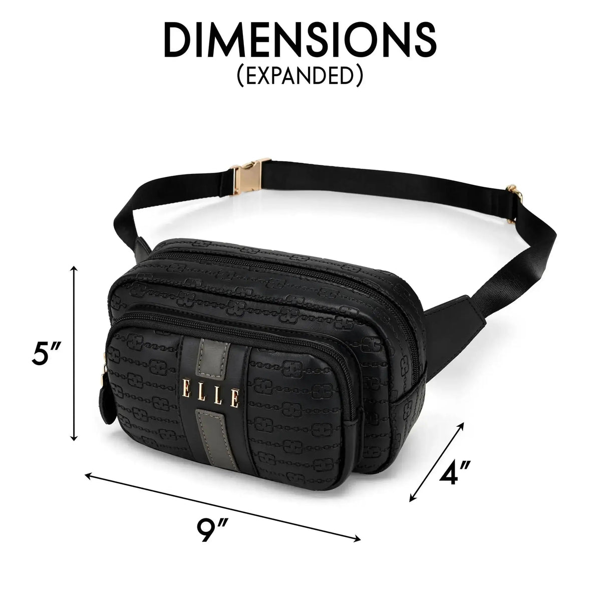 Eleganza 1.6L Belt Bag | Fanny Pack | Sling | Crossbody Bag - Get it from Bo