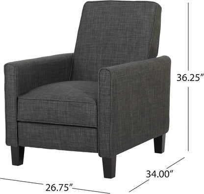 Emmie Fabric Recliner Set Of 2 Moss Gray Recliners - Get it from Bo