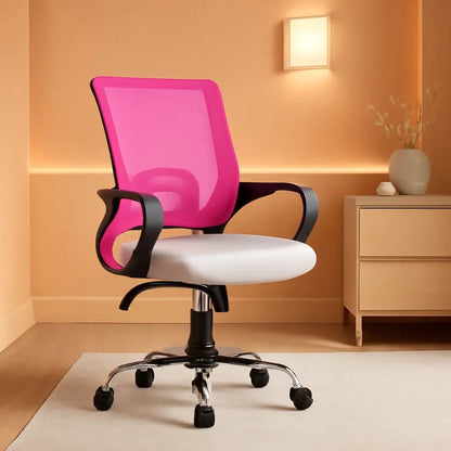Ergonomic Pink Office Chair With Back Support For Home Office - Get it from Bo