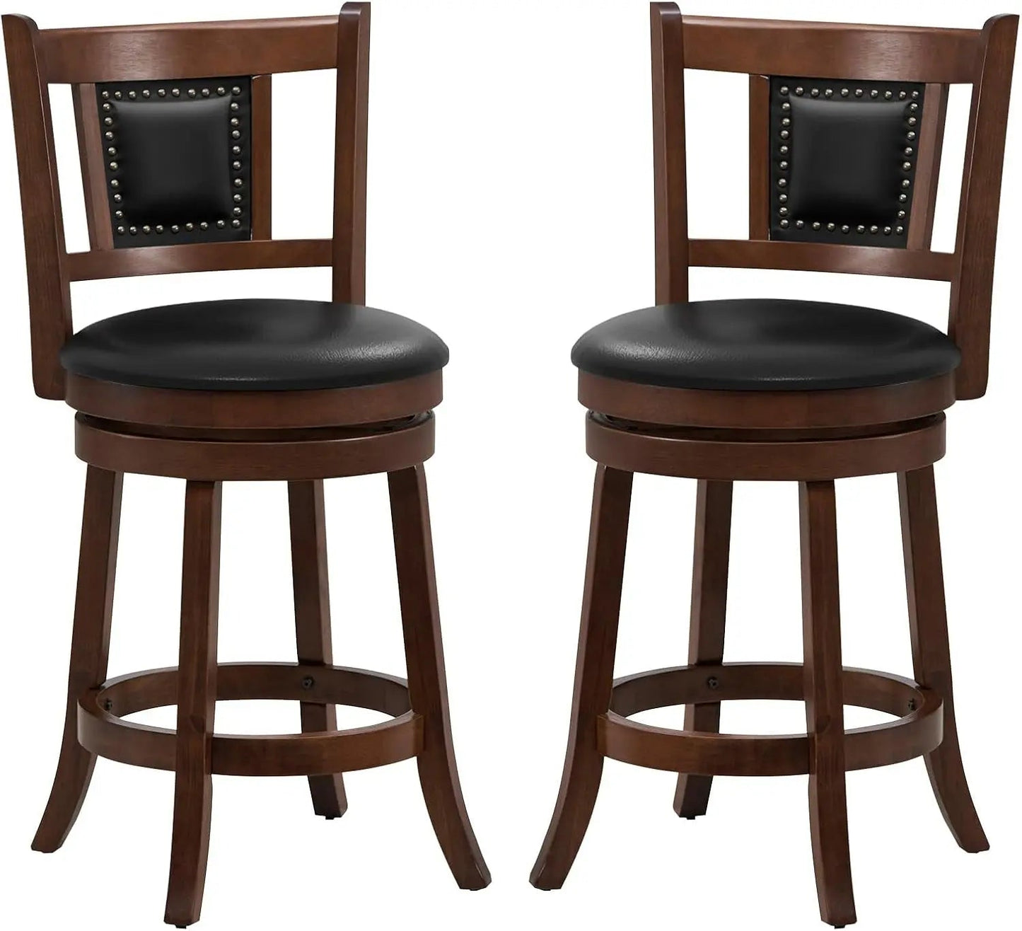 Ergonomic Swivel Bar Stools Set of Two - Get it from Bo