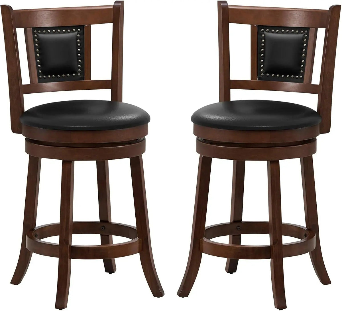 Ergonomic Swivel Bar Stools Set of Two - Get it from Bo