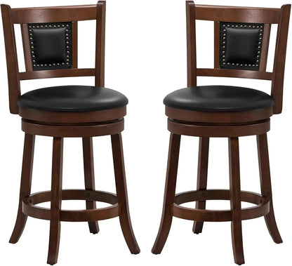Ergonomic Swivel Bar Stools Set of Two - Get it from Bo