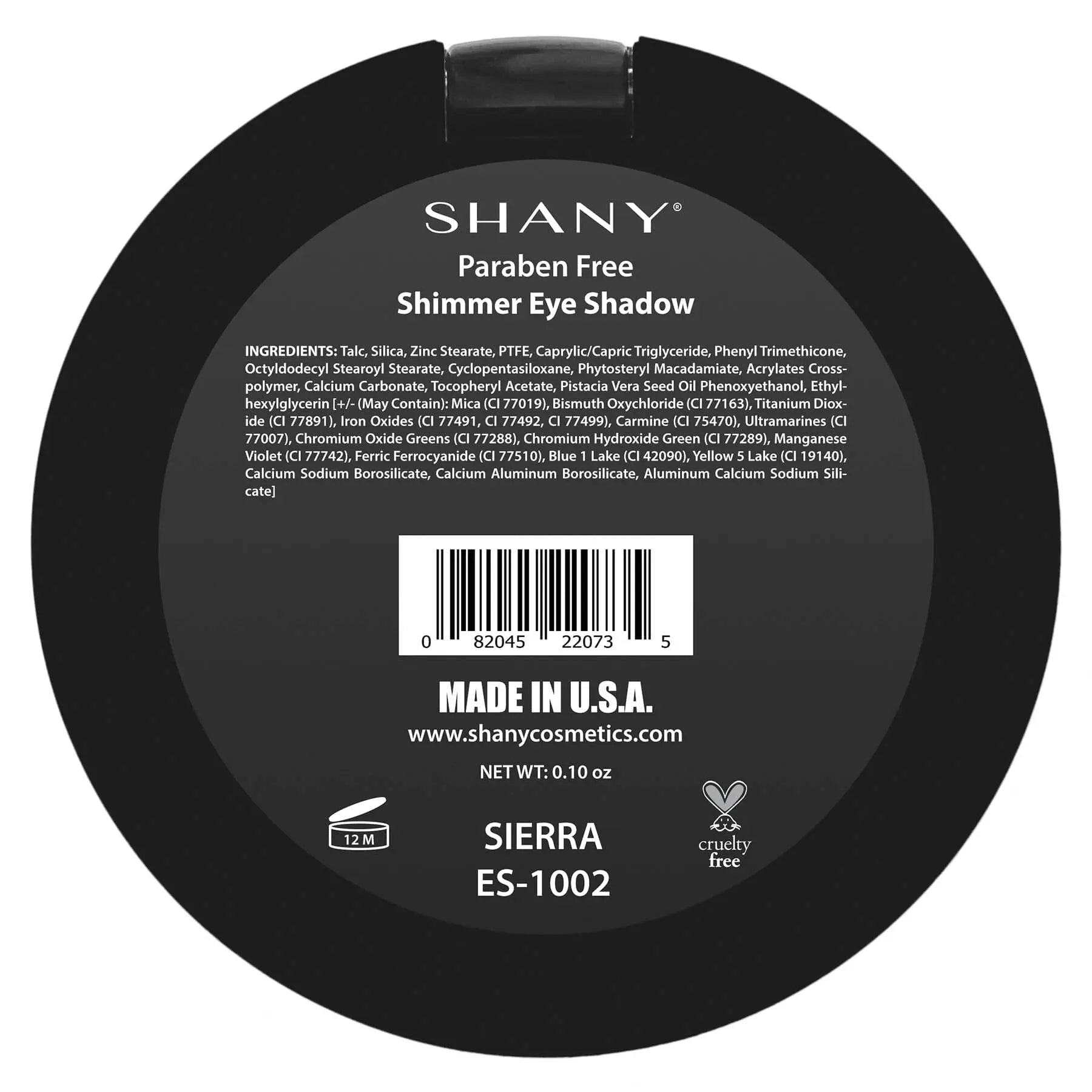 Paraben Free Silky Shimmer Eye Shadow SHANY