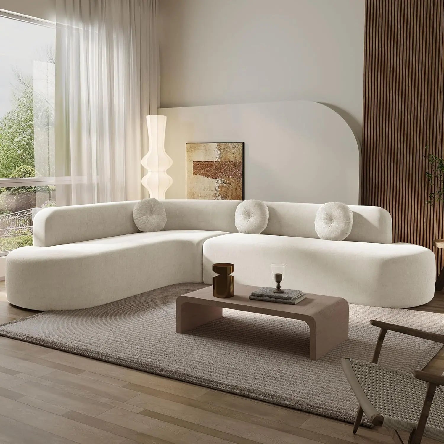 Extra Large Sectional Sofa with Elegant Curved Design - Get it from Bo