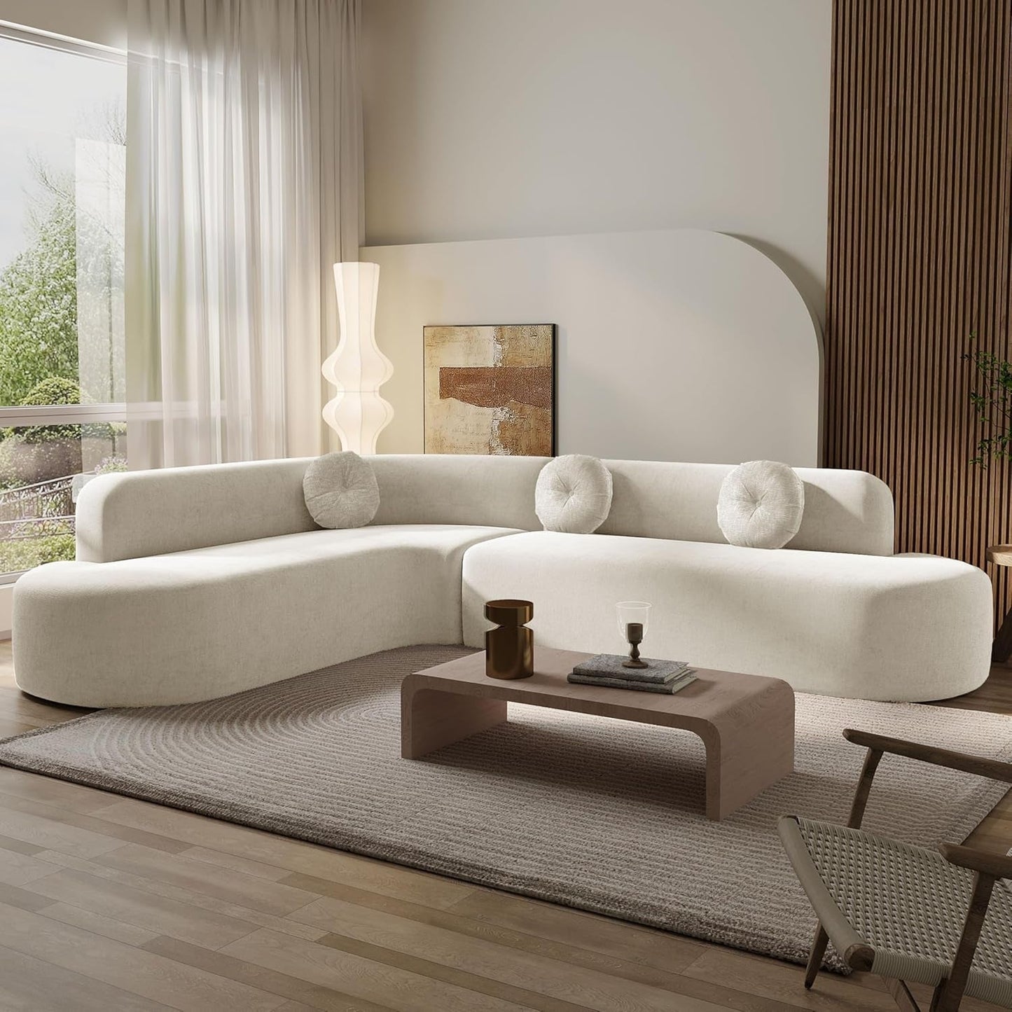 Extra Large Sectional Sofa with Elegant Curved Design ShipItFurniture