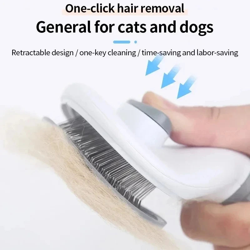 Pet Dog Brush Cat Comb Self Cleaning Pet Hair Remover Get it from Bo