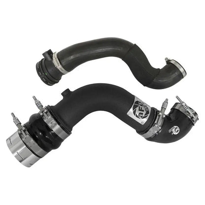 aFe Bladerunner 3in Hot and Cold Side Black Intercooler Tubes 2017 Ford Diesel Trucks V8 6.7L (td) NP Motorsports