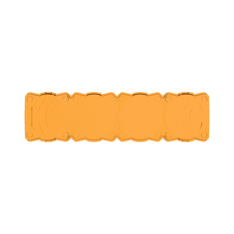 KC HiLiTES FLEX ERA LED Light Bar 10in. Light Shield - Amber (SHIELD ONLY) Dunes 2 Dezert SXS