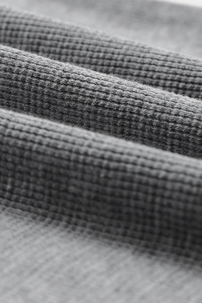 Harper Waffle Knit Henley Top