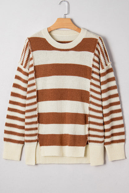 Sadie Sleeve Patchwork Baggy Sweater