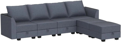 Modular Sectional Sofa with Storage Chaise-2
