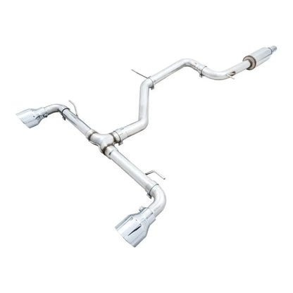 AWE 2022 VW GTI MK8  Track Edition Exhaust - Chrome Silver Tips NP Motorsports