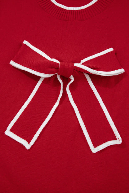 Malaysia accent Holiday Cropped Sweater