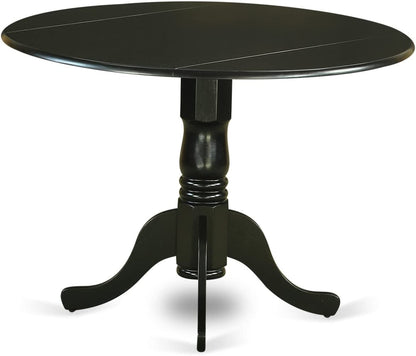 DLGR3-BLK-W Dining Table Set ShipItFurniture