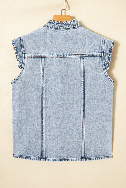 Ava Trim Patch Front Vest