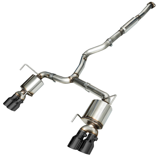 AWE Tuning 2015+ Subaru WRX VA Sedan Touring Edition Exhaust - Diamond Black Tips (102mm) NP Motorsports