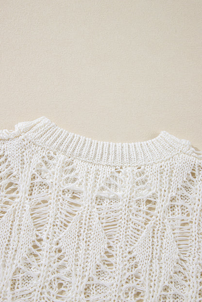Olivia Crochet Loose Fit Sweater