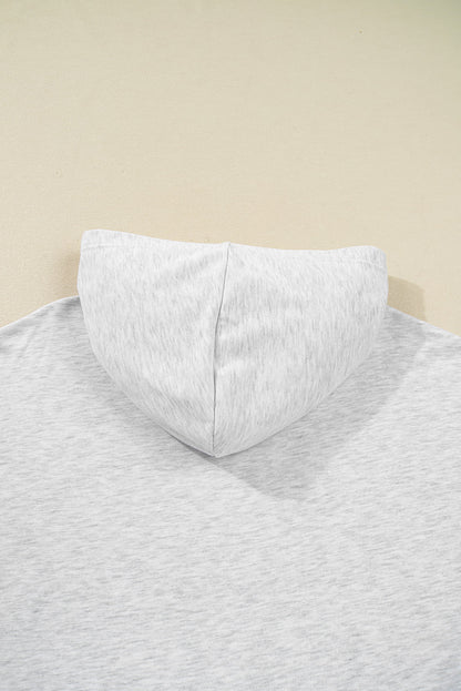 Sophia Patchwork asymmetric Sleeve PLUS Hoodie