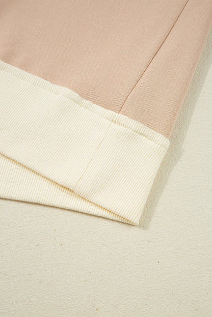 Jolene Block Textured Patchwork Pullover