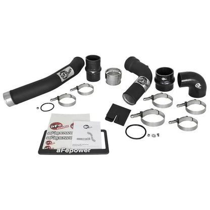 aFe Bladerunner 3in Hot and Cold Side Black Intercooler Tubes 2017 Ford Diesel Trucks V8 6.7L (td) NP Motorsports