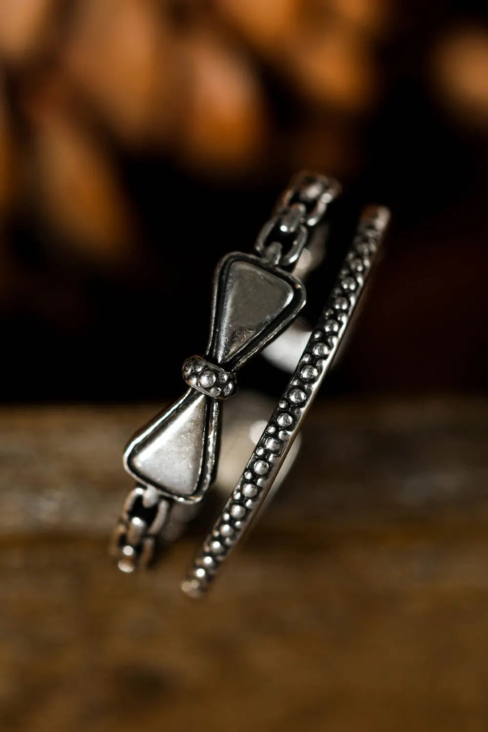 Alena alloy Double Tier Ring