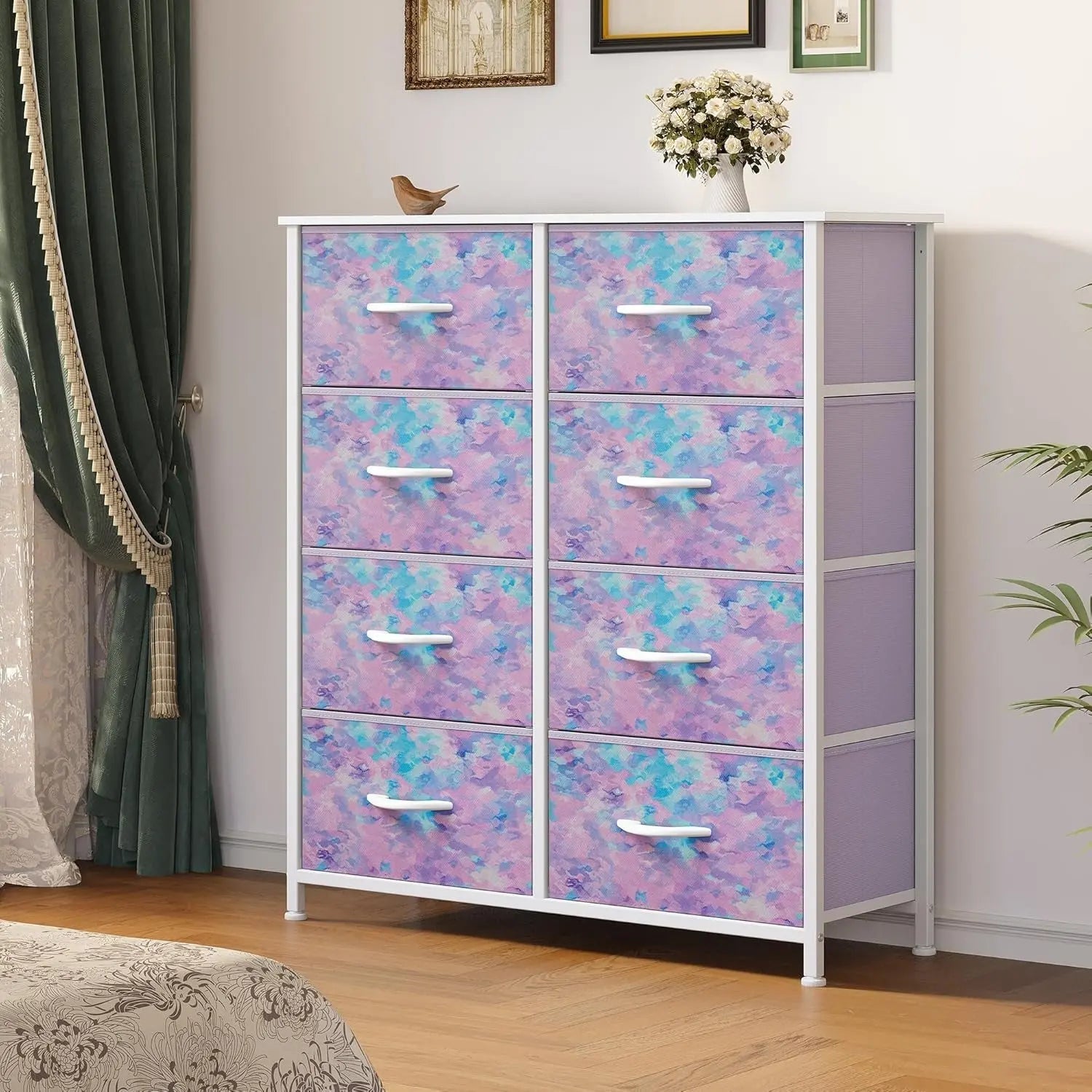Fabric Dresser With Eight Drawers Storage Organizer - Get it from Bo
