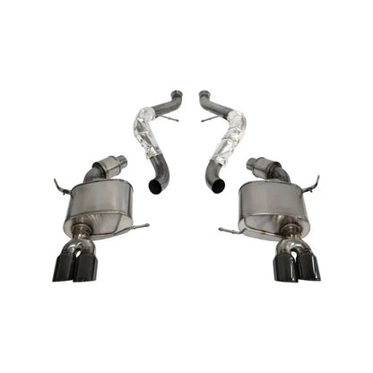 Corsa 08-12 BMW M3 E90 Black Sport Cat-Back Exhaust NP Motorsports