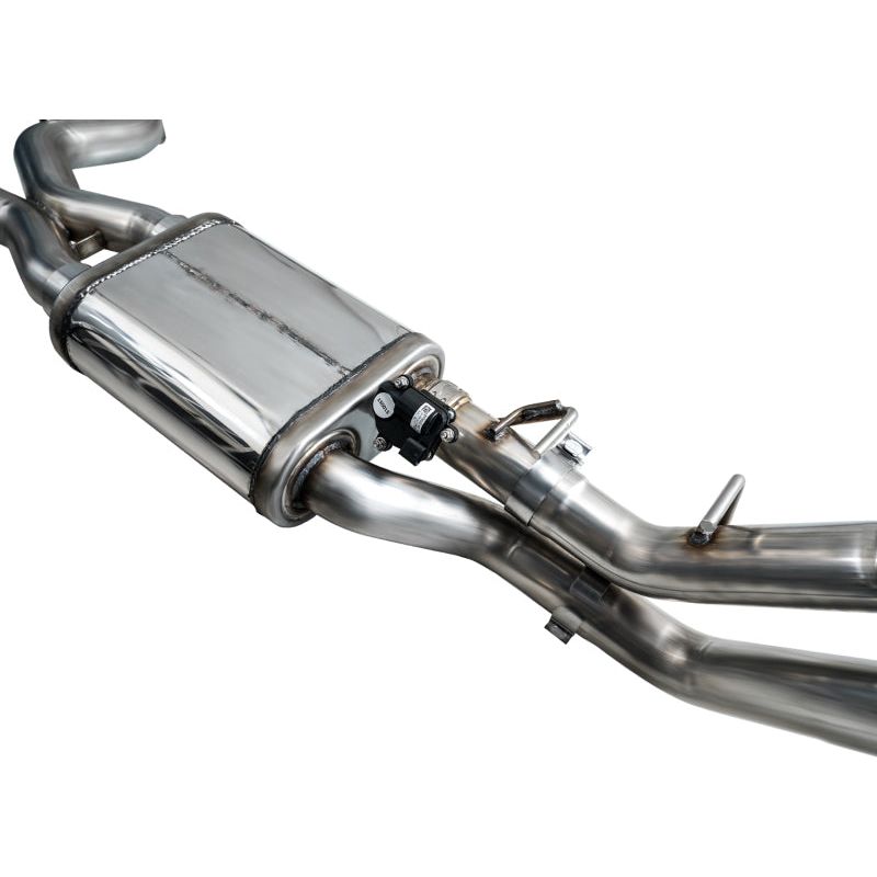 AWE Tuning 22-24 Ford Bronco Raptor 4WD Dual BashGuards Cat-Back SwitchPath Exhaust (No Tips) NP Motorsports