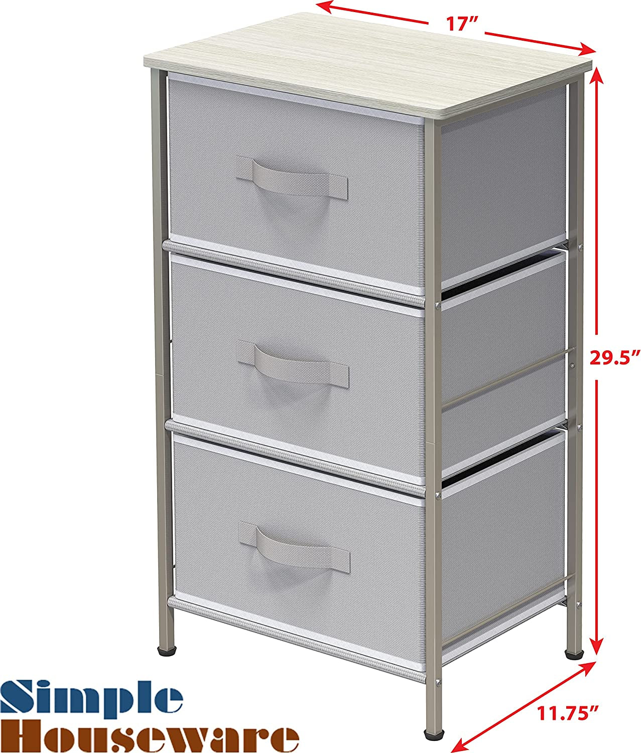 Nightstands Dresser with 3 Tiers ShipItFurniture