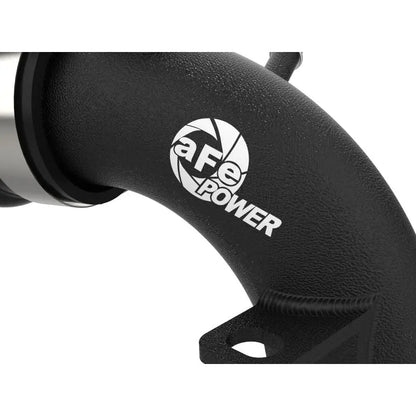 aFe 21-23 Ford Bronco V6-2.7Ltt BladeRunner Alum Hot &amp; Cold Charge Pipe Kit - Black NP Motorsports