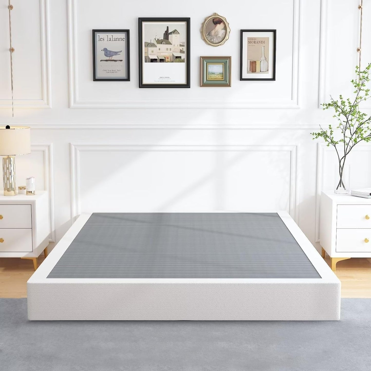 Queen Heavy Duty Metal Box Spring Mattress Foundation