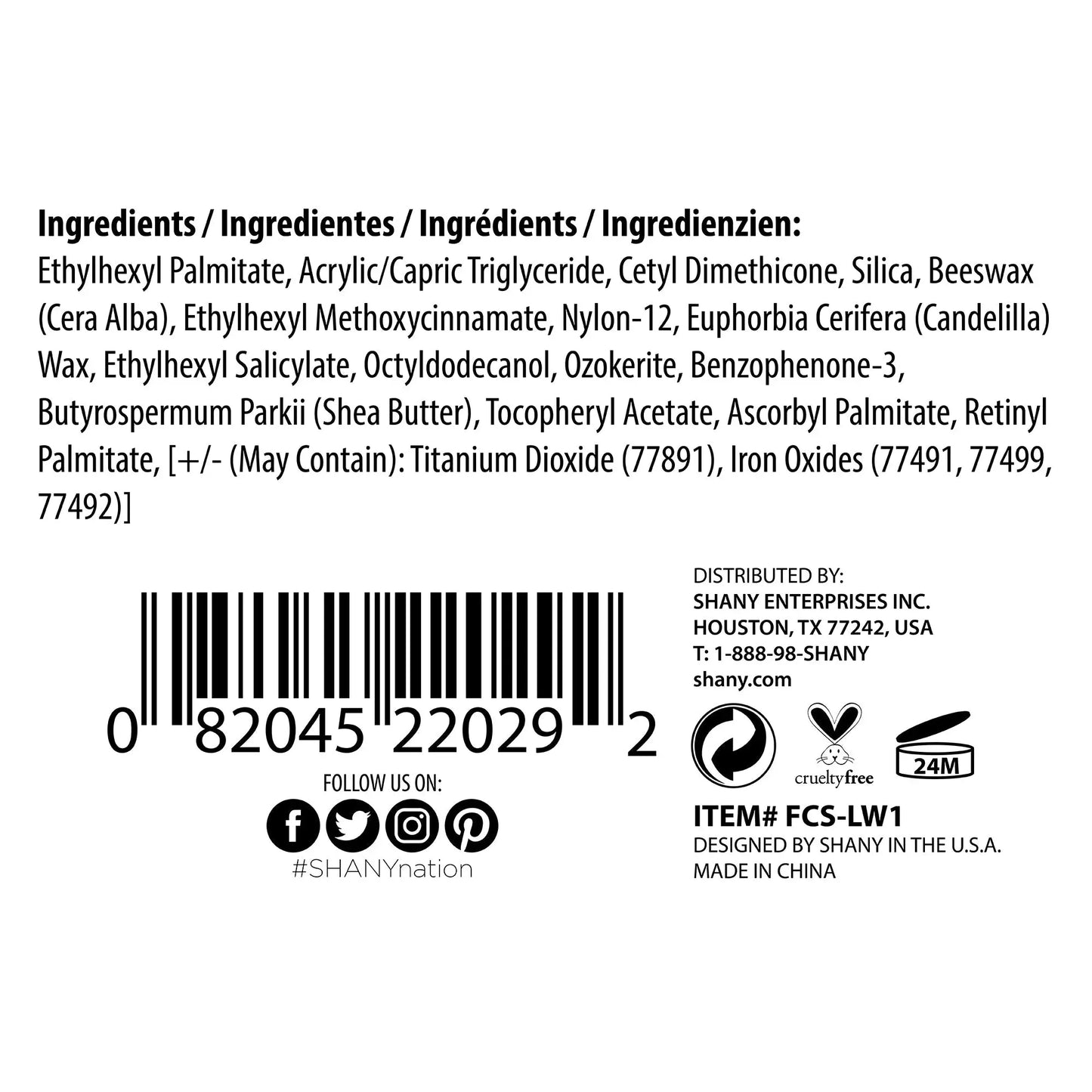 Crème Concealer Stick - Paraben Free SHANY