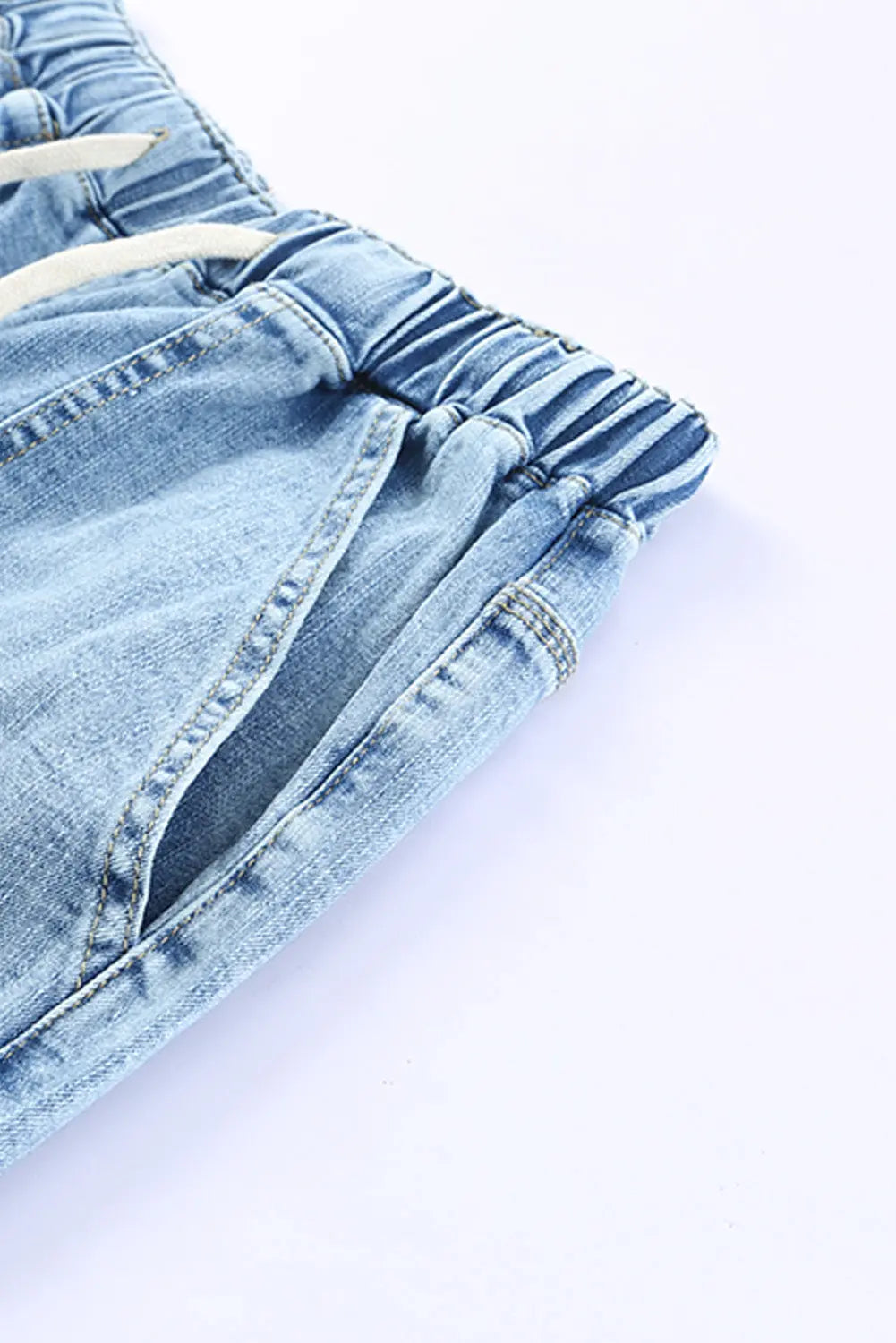 Aileen Gather Distressed Jogger