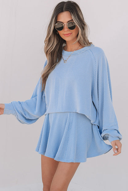 Scarlett Corded Lantern Sleeve Top