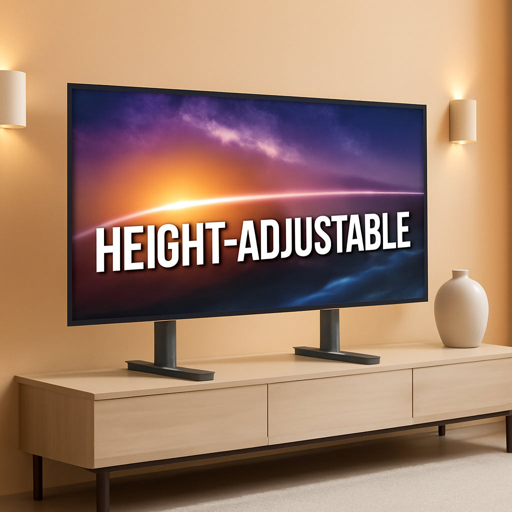 Universal Height Adjustable TV Stand For 49 To 77 Inch TVs ShipItFurniture
