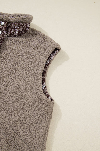 Wrenley Bows Sherpa Fleece Vest