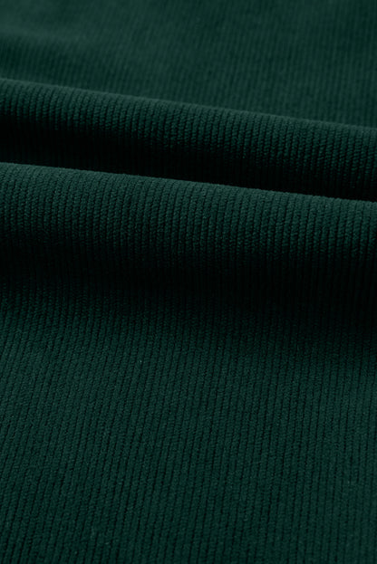 Elle Corduroy Patched Sleeveless Jumpsuit