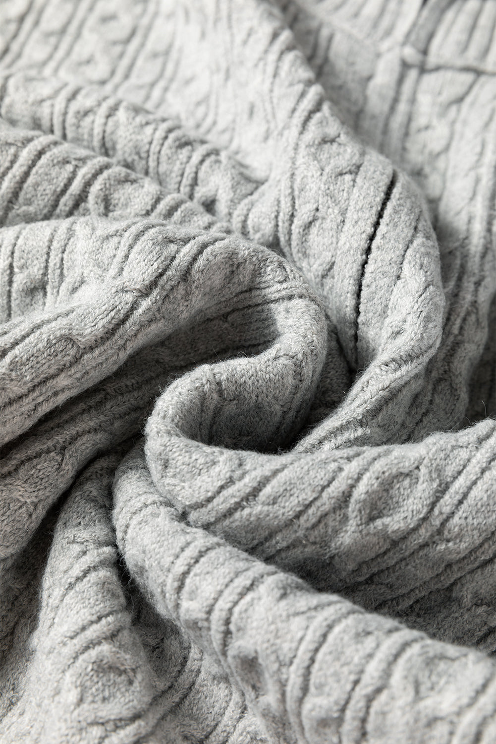 Sofia Ribbed Trim Loose Sweater