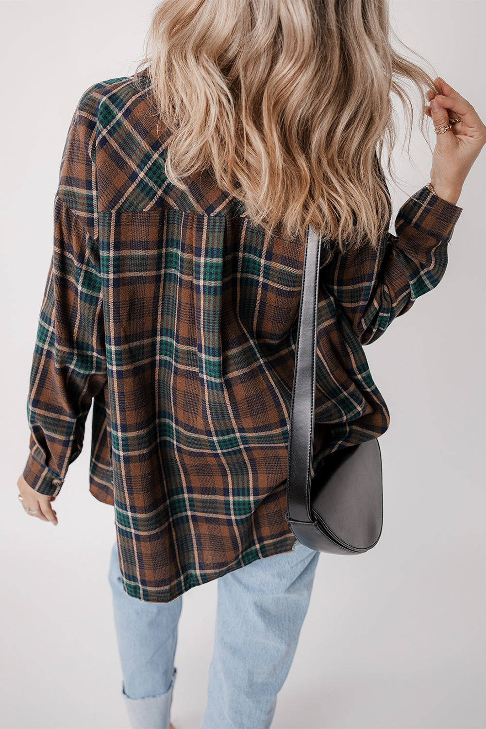 Elizabeth Plaid Print Chest Shirt