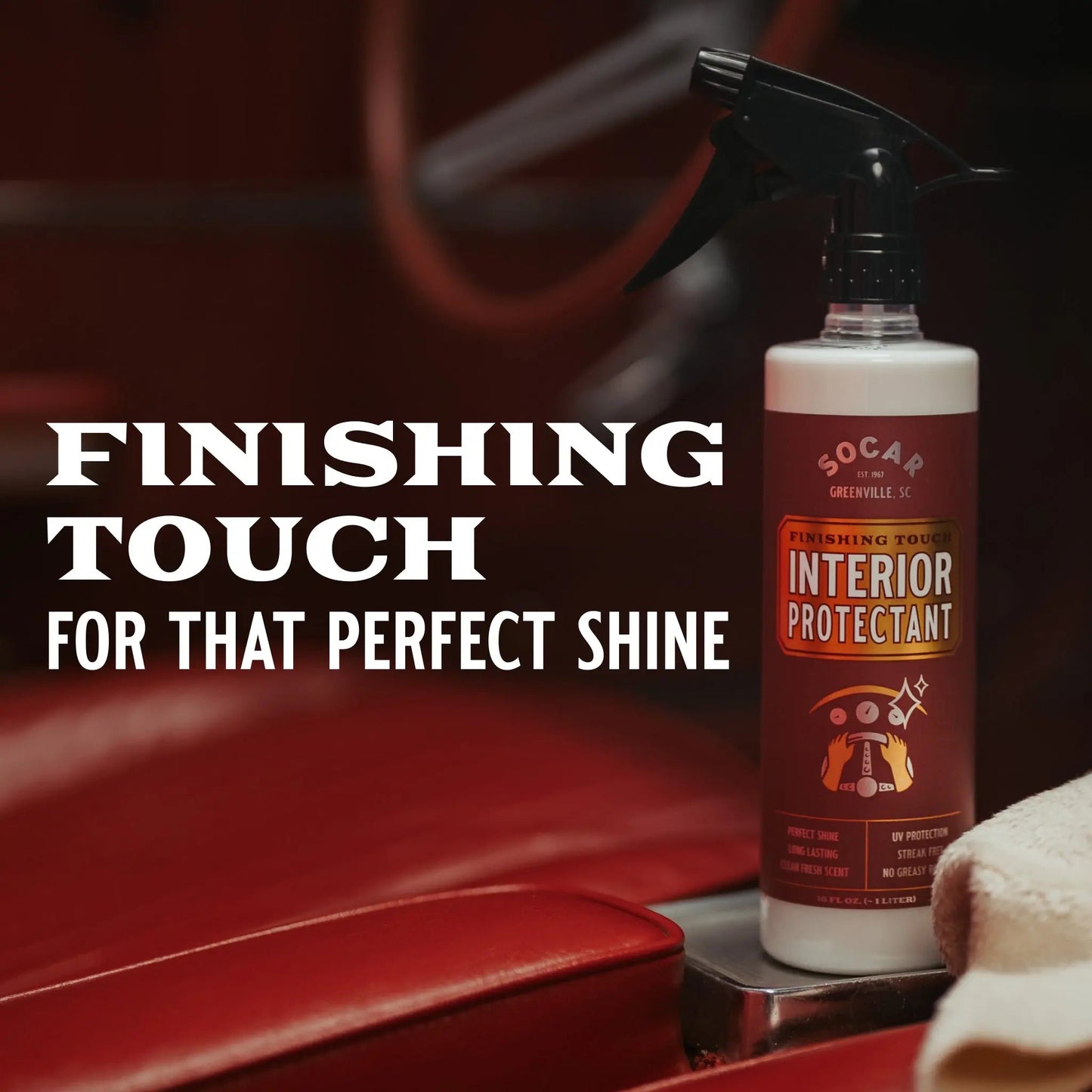 Finishing Touch Interior Protectant with Moisture Lock Technology™ - Get it from Bo