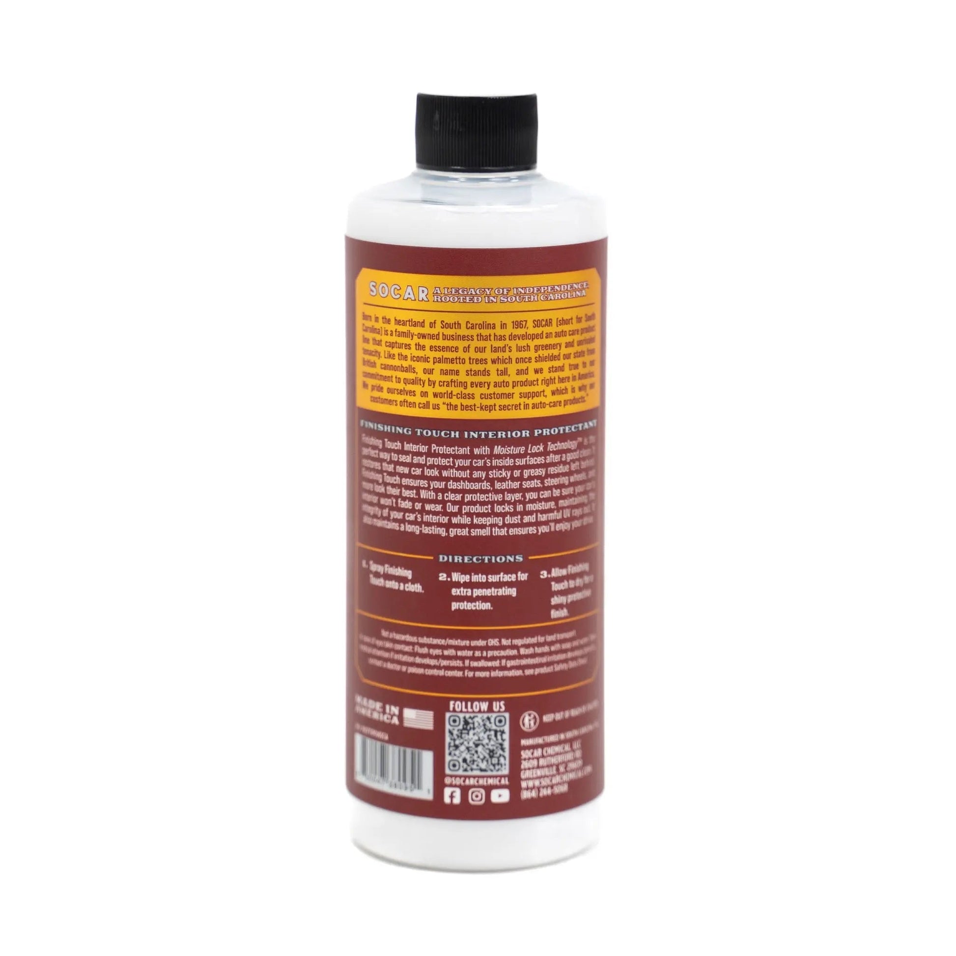 Finishing Touch Interior Protectant with Moisture Lock Technology™ - Get it from Bo