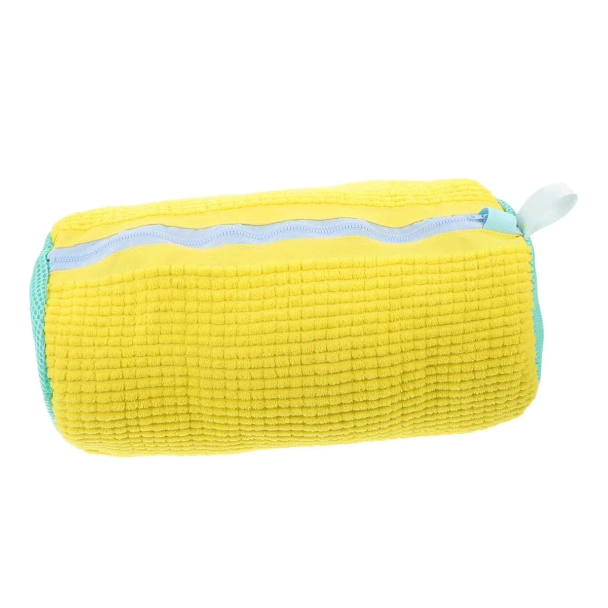 Fluffy Fiber Shoe Washing Bag 360° Surround Cleaning Reusable Durable Machine-Washable Laundry Bag with Zipper Closure (1pc) - Get it from Bo