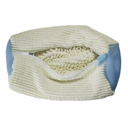 Fluffy Fiber Shoe Washing Bag 360° Surround Cleaning Reusable Durable Machine-Washable Laundry Bag with Zipper Closure (1pc) - Get it from Bo