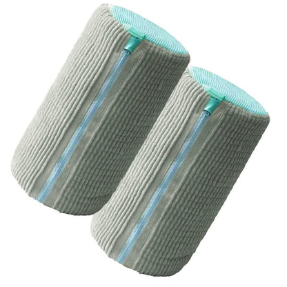 Fluffy Fiber Shoe Washing Bag 360° Surround Cleaning Reusable Durable Machine-Washable Laundry Bag with Zipper Closure (1pc) - Get it from Bo